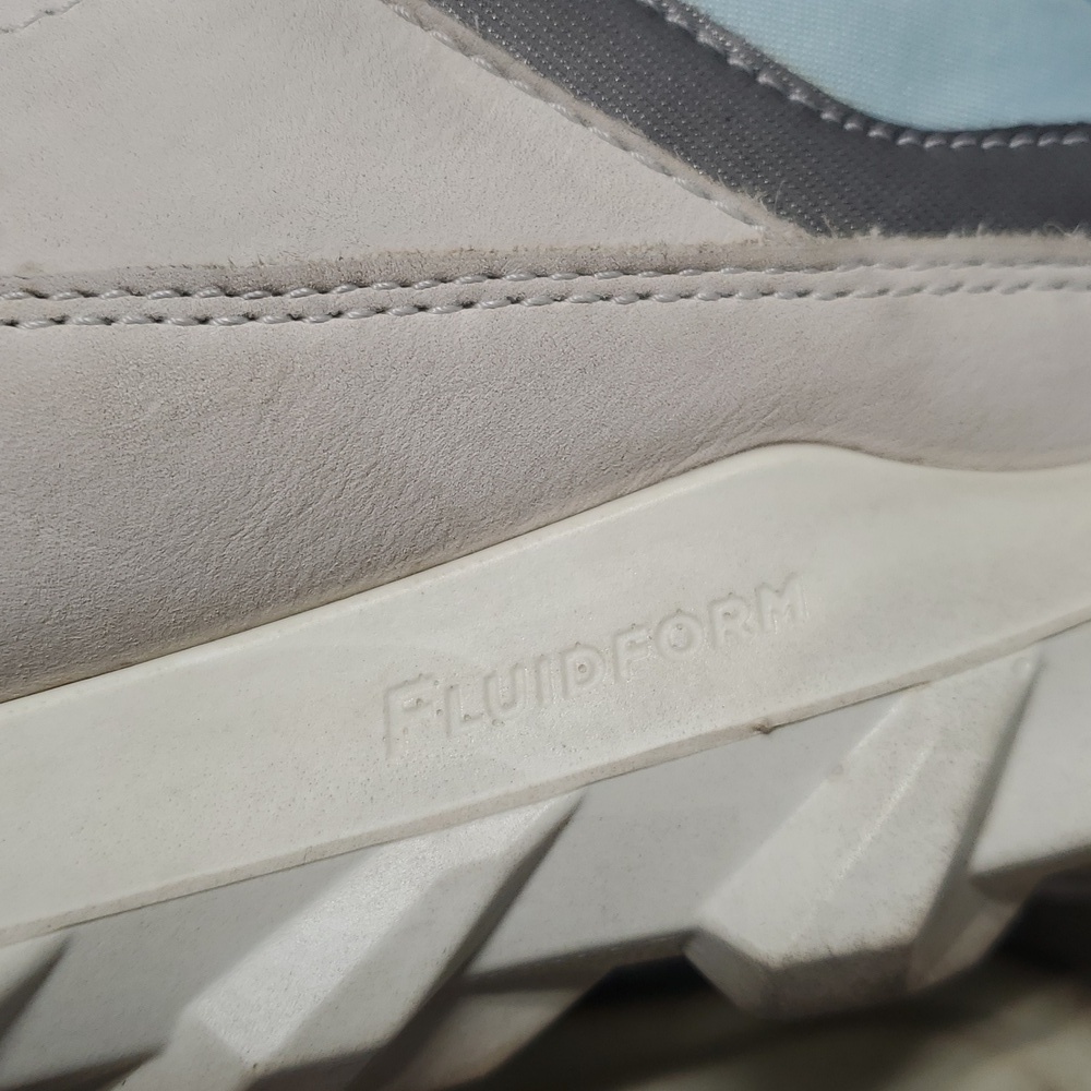 Ecco Womens MX Low Shoes Size 8-8 1/2 White/Eggshell Blue - Picture 13 of 16
